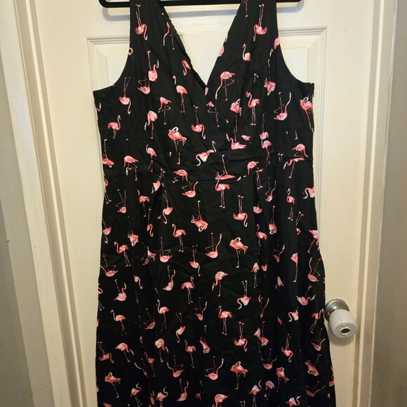 Torrid - Retro Chic Flamingo Swing Dress - Picture 5 of 5